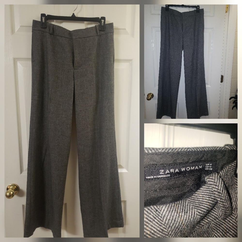 Zara womems wide leg slacks